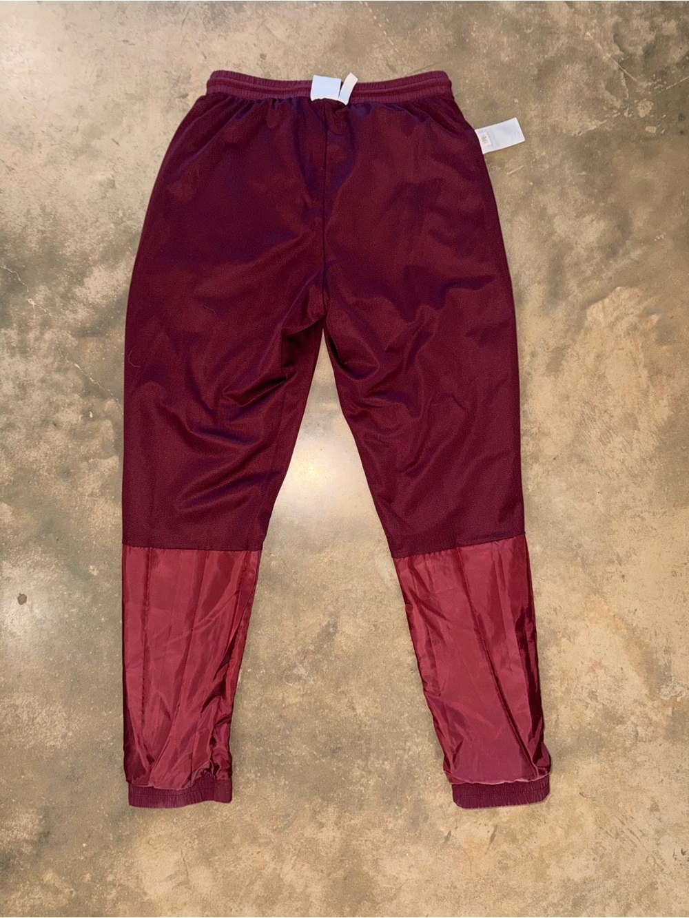 adidas Originals Burgundy Trefoil Track Jogger Pants Medium - Picture 9 of 12